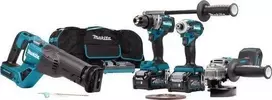 Vairavimo įrankių rinkinys Makita COMBO 40V XGT DF001G + TD001G + GA005G + JR001G 2 * 4.0AH TOR