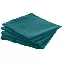 Atmosphera CHAMBRAY Stalo servetėlės 40 x 40 cm, Žalia