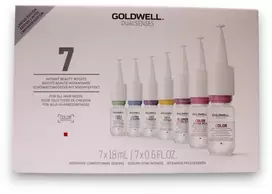 „Goldwell Dualsenses Instant Beauty Boosts“ plaukų serumo drėkinimui rinkinys, 7 vnt., 18 ml
