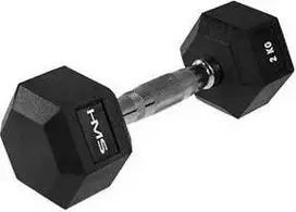 HMS Hex Pro gumuotas hantelis 1 x 2kg