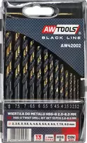 Grąžtas AW-Tools AWTOOLS GRĘŽIMO METALAS HSS M2 RINKINYS 13vnt/2- 8mm/ PREMIUM