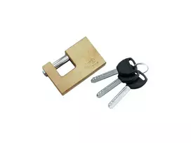 Modeco EXTRA LOCK žalvarinė spyna su velenu 90mm MN-02-490