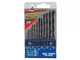 Grąžtas Gręžtuvas Modeco metalo HSS cilindro 1,5 2 4.5 4 5.5 5 4.8 3 2.5 3.5 6 3.2 6.5mm (MN- 60- 932)