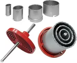 Grąžtas AW-Tools AWTools Volframo angos 33- 83mm 6 vnt (AW40510)