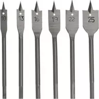 Grąžtas AW-Tools AWTOOLS MEDINIŲ GRĄŽTŲ RINKINYS, 6 vnt. /10-13-16-19-22-25 mm/