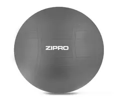 Zipro Anti-Burst Premium gimnastikos kamuolys 65 cm, pilkas