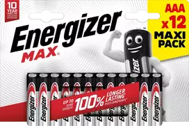 ENERGIZER MAX AAA B12 1.5V ALK.BATTERIES