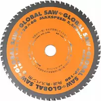 GLOBAL SAW Diskinis pjūklas plonam plienui pjauti 180 x 1,4/1,2 x 20 mm / 60z CERMET