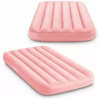 Pripučiamas vaikiškas čiužinys miegui 157x88x18 rožinis INTEX 66803