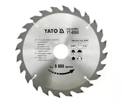 YATO WIDI diskinis pjūklas 184x30 mm 24 dantu 6060