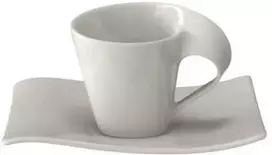 Espreso puodelis su lėkštute Villeroy & Boch NewWave, 50 ml