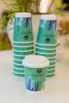 12oz SORPRESO Latte dvisienis vienkartinis puodelis (20 vnt.)
