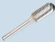 Grąžtas KLINGSPOR FREŽAS METALUI HF 100 C FI6.0x18mm BOTAS 6mm TIPO CRC, sferinis-cilindrinis