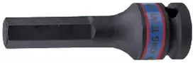 KING TONY NASADKA UDAROWA HEX 1/2" 12x80mm