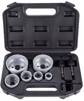 SILVER TUNGSTEN KIUGĖS PJŪKLAI 9 vnt. LAGAMINE /Sidabrinis
