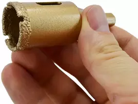Grąžtas AW-Tools AWTOOLS KARŪNA SU DEIMANTINIU ĮKALBU 80mm