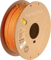 Polymaker PolyLite Silk PLA Dual Color - 1.75mm - 1kg - Chameleon Geltonas-Mėlynas
