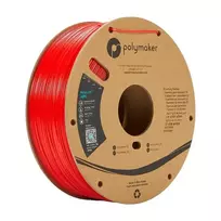 Plastikas Polymaker PolyLite ABS - 1.75mm - 1kg - Raudonas