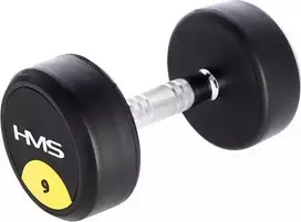 HMS HG PRO gumuotas hantelis 1 x 9kg