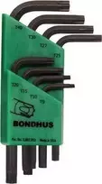 Bondhus Žvaigždinių šešiakampių raktų rinkinys TX 9 - 40 BONDHUS [8 vnt.]