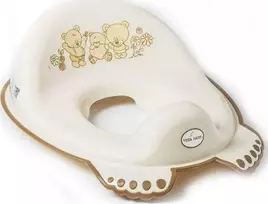 TEGA MS-016-119 Neslystanti tualeto sėdynė TEDDY BEAR smėlio spalvos