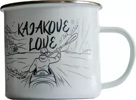 Travelset Kelioninis rinkinys Puodelis emaliuotas - Kayak Love (441938) - 5907751196332
