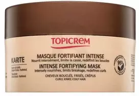 Topicrem Karité Intense Fortifying Mask stiprinamoji plaukų kaukė garbanotiems plaukams, 250 ml
