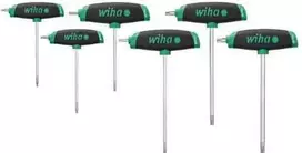 TORX® WIHA T formos raktų rinkinys ComfortGrip 364DS K6, 6 vnt.