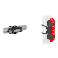 Author A-Stake Mini USB įkraunamas dviračio žibintų rinkinys
