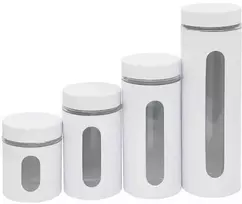 Indas produktams iš stiklo 1200ml,baltas, Joris