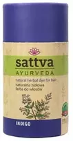 Augaliniai mėlynai juodi plaukų dažai Indigo, Sattva Ayurveda, 150g