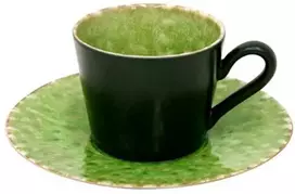 Costa Nova Akmens masės arbatos puodelis su lėkštute Riviera, 190 ml
