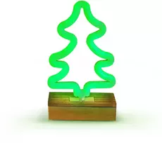 Neon Wood Stand LED Kalėdų Eglutė žalia FLNW03 Forever Light