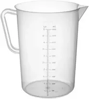 Maisto matavimo puodelis su gradacija, polipropilenas, 5 l - Hendi 567500