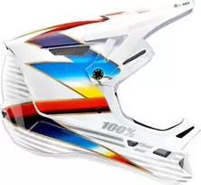 100% Helm full face 100% ORLAIVIO COMPOSITE Helmet Knox Baltas v. L (59-60 cm) (NAUJA)