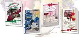 Top Graphic B6 bilietas su vardadieniais lipdukais (10 vnt) MIX