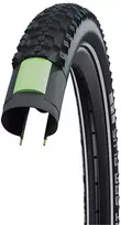 Schwalbe Smart Sam Plus 29x2.10 Addix DoubleDefense GreenGurd reflective stripe