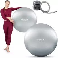 Neo-Sport Mankštos kamuolys 75 cm NS-952 sidabrinis