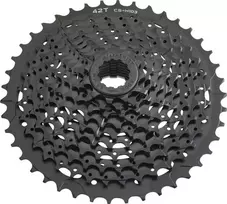 Microshift MICROŠIFT XLE 10-eilė, plienas 36T aliuminio 42T, suderinama su Shimano, 11-13- 15- 18- 21- 28- 32- 36- 42 (Al.), Juoda (NEW)