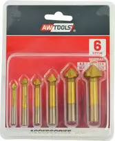 Grąžtas AW-Tools AWTOOLS KŪGINIS GILINTUVAS RINKINYS 6 vnt. 6,3-20,5
