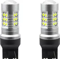 Beast Šviesos lemputės W21W T20 W3x16d Canbus 24 SMD 3030 12V / 24V, baltos, universalios