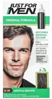 „Just For Men“ Šampūnas plaukų dažai H35 vidutinio rudumo, 66 ml