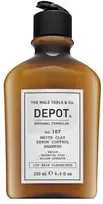 Depot 100 plaukų valymo priemonė Nr. 107 su kaolinu, skirta riebalų perteklių reguliuojančiai plaukų šampūnui, 250 ml