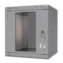 Stalflex Stovo Spintelė 10" 6U  300mm  Stiklinės Durys  Pilka S-RC10-6U-300GG