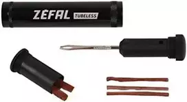 ZEFAL TUBELESS REPAIR KIT - Juodas TUBE W CLIP dvir. įrankių rinkinys