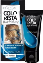 L'Oreal Paris Colorista plaukų makiažo pusiau ilgalaikiai plaukų dažai #COBALTHAIR, 30 ml