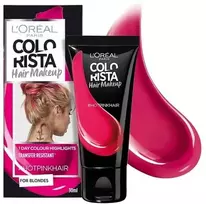 L'Oreal Paris Colorista plaukų makiažo pusiau ilgalaikiai plaukų dažai #HOTPINKHAIR, 30 ml