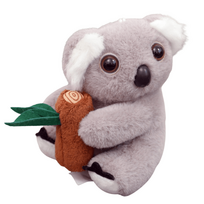 Žaidimų zona | PC | Konsolės | Priedai // Žaislai ir žaidimai vaikams // Pluszowy Brelok Koala z Gałęzią Szary Karabińczyk Złoty 12cm