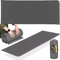 Savaime prisipučiantis kilimėlis Springos 180 cm pilkas