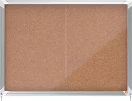 Nobo Premium Plus 8xA4 kamštinė vidinė vitrina (stumdomos durys)